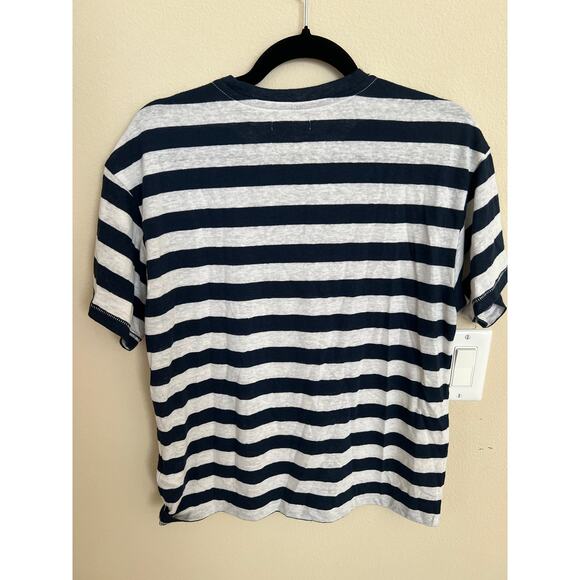 Madewell Linen-Blend Crewneck Oversized Tee - Picture 3 of 8